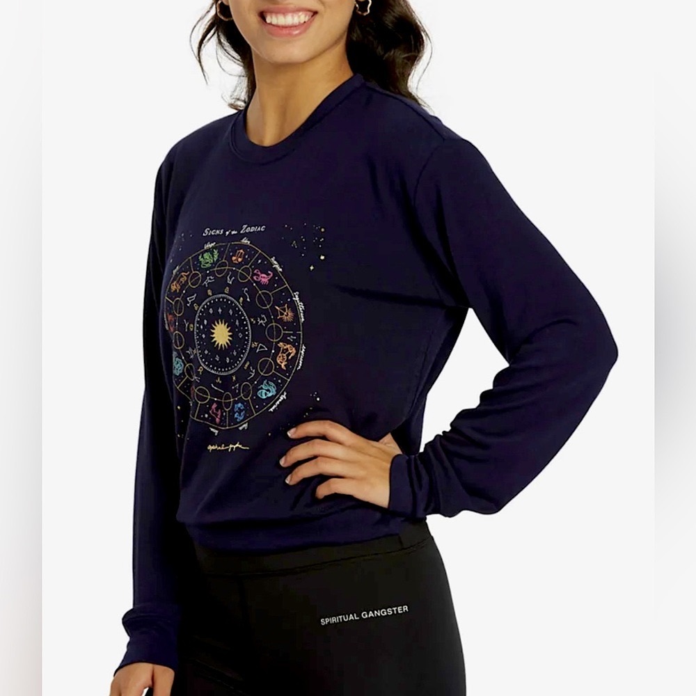 Spiritual Gangster Zodiac crew neck Pullover